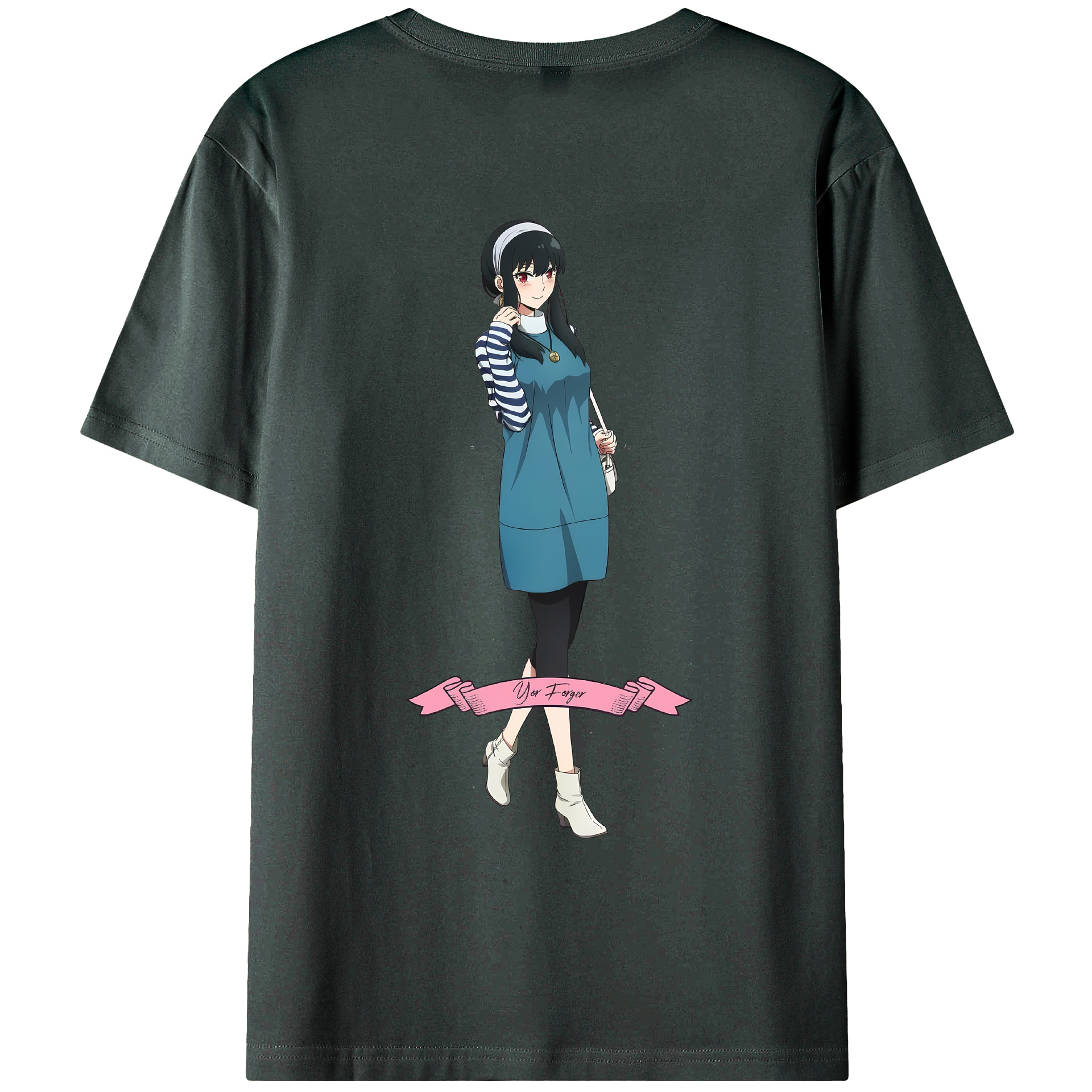 （画像用） SPY×FAMILY间谍家家酒 綿100％ メンズ半袖Tシャツ（バックプリント） 通気性